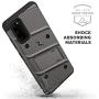 ZIZO Bolt Series for Galaxy S20 Case with Kickstand Holster Lanyard - Gun Metal Gray