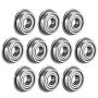 uxcell F695ZZ Flanged Ball Bearing 5x13x4mm Double Metal Shielded (GCr15) Chrome Steel Bearings 10pcs