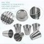 Framendino, 6 Pack Metal Shot Glasses Coffee Stainless Steel Vessel Drinking Tumbler Water Whisky Vodka 2 Ounce/70ml Framendino, 6 Pack Metal Shot Glasses Coffee Stainless Steel Vessel Drinking Tumbler Water Whisky Vodka 2 Ounce/70ml