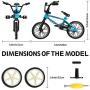 BMX Finger Bike Series 12,Replica Bike with Real Metal Frame, Graphics, and Moveable Parts for Flick Tricks, Flares, Grinds, and Finger Bike Games