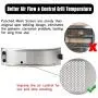 Dracarys Green Egg Replacement Parts Stainless Steel Draft Door Kit BBQ Parts Big Green Egg Parts Accessories Fit for Medium & Large Big Egg Grill, with Punched Mesh Screen Dracarys Green Egg Replacement Parts Stainless Steel Draft Door Kit BBQ Parts Big Green Egg Parts Accessories Fit for Medium & Large Big Egg Grill, with Punched Mesh Screen