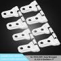 LAIKOU 8PCs Door Hinge Cover Decor Trim Exterior Protection Accessories Fit for 2018-2021 Jeep Wrangler JL JLU & Gladiator JT (White)