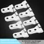LAIKOU 8PCs Door Hinge Cover Decor Trim Exterior Protection Accessories Fit for 2018-2021 Jeep Wrangler JL JLU & Gladiator JT (White) LAIKOU 8PCs Door Hinge Cover Decor Trim Exterior Protection Accessories Fit for 2018-2021 Jeep Wrangler JL JLU & Gladiator JT (White)