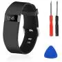 Wizvv Compatible Bands Replacement for Fitbit Charge HR,Charge HR 1, with Metal Buckle Fitness Wristband Strap Women Men Large Small Wizvv Compatible Bands Replacement for Fitbit Charge HR,Charge HR 1, with Metal Buckle Fitness Wristband Strap Women Men Large Small