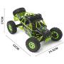 WLtoys RC Cars 1/12 Scale 2.4G 4WD High Speed Electric All Terrain Off-Road Rock Crawler Climbing Buggy RTR for Kids and Adults