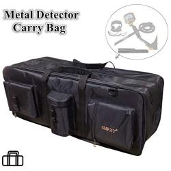 shrxy Metal Detector Carry Bag Portable Waterproof Canvas Storage Bag Double-Layer Carry Tools Organizer Backpack for Metal Detecting