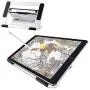 ELECOM Aluminum Drawing Stand for 9.7-12.9inch Tablets, Adjustable 4 Level Angles, Slip Resistance Parts Attached/White/TB-DSDRAWWH