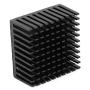 5PCS Aluminum Heat Sink, Aluminum Heat Sink Heatsink Module Cooling Fin Radiator Cooler Fin for Fan PCB Board, 40 x 20 x 40mm Heatsink Thermal (Black)