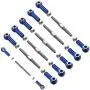 7-Pack Adjustable Alloy Turnbuckles Aluminum Camber Toe Links Set for 1/10 Traxxas Slash 2WD RC Truck Upgrade Hop-Up Parts 7-Pack Adjustable Alloy Turnbuckles Aluminum Camber Toe Links Set for 1/10 Traxxas Slash 2WD RC Truck Upgrade Hop-Up Parts