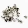 Sutemribor 200 Pieces 7mmx9.5mm Silver Bullet Cone Spike and Stud Metal Screw Back for DIY Leather Crafts