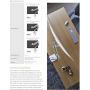 Humanscale M8.1 Adjustable Monitor Arm with Two Piece Clamp Mount and Base - Polished Aluminum M81CMWBTB