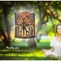 Himalayan Salt Lamp,Natural Wall Light Salt Lamp with 2 Bulbs,Rocks Salt Night Light with Butterfly Metal Basket Gift