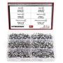 DYWISHKEY 220 Pieces 410 Stainless Steel #10 Hex Washer Head Self Drilling Sheet Metal Screws Assortment Kit DYWISHKEY 220 Pieces 410 Stainless Steel #10 Hex Washer Head Self Drilling Sheet Metal Screws Assortment Kit