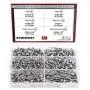 DYWISHKEY 220 Pieces 410 Stainless Steel #10 Hex Washer Head Self Drilling Sheet Metal Screws Assortment Kit DYWISHKEY 220 Pieces 410 Stainless Steel #10 Hex Washer Head Self Drilling Sheet Metal Screws Assortment Kit
