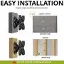 USX MOUNT TV Wall Mount Monitor Mount Bracket with Adjustable Tilt Swivel for 10inch to 26inch LED LCD OLED TVs and Monitors - VESA Size Up to 100x100mm and Weight Capacity Up to 22lbs-XMS002 USX MOUNT TV Wall Mount Monitor Mount Bracket with Adjustable Tilt Swivel for 10inch to 26inch LED LCD OLED TVs and Monitors - VESA Size Up to 100x100mm and Weight Capacity Up to 22lbs-XMS002