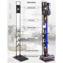 BENOSS Stable Metal Storage Bracket Stand Holder No-Drill Vacuum Docking Station for Dyson Handheld for V11 V10 V8 V7 V6 Cordless Vacuum Cleaners and Accessories