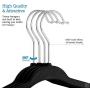 ZOBER Premium Kids Velvet Hangers (14” Inch - 50 Pack) Non-Slip Junior Hangers, Ultra-Slim Space-Saving Childrens Hangers - 360°-Swivel Hook, Strong & Durable Preteen Hangers (Medium)