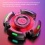 Fidget Spinners, Fidget Spinner for Adults and Kids, Stress Anxiety ADHD Relief Figets Toy, Metal Finger Hand Spinner Toys with Luminous Light, Fidget Spinner Need Absorb Light then Release in Dark