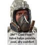 3M Full Facepiece Reusable Respirator 6800, Paint Vapors, Dust, Mold, Chemicals, Medium