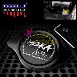 JDMBESTBOY Black Billet Aluminum Radiator Protector Pressure Cap Cover Car High Performance