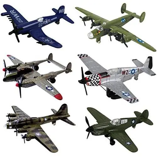 InAir WWII Planes 6-pc Set with Aircraft ID Guide - Assortment 1 InAir WWII Planes 6-pc Set with Aircraft ID Guide - Assortment 1
