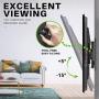 USX MOUNT Full Motion TV Wall Mount for Most 47-84 inch Flat Screen/LED/4K TVs, TV Mount Bracket Dual Swivel Articulating Tilt 6 Arms, Max VESA 600x400mm, Holds up to 132lbs, Up to 16'' Wood Stud