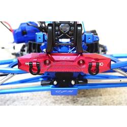 GPM for Traxxas E-Revo 2.0 VXL Brushless (86086-4) Upgrade Parts Aluminum Rear Bumper with D-Rings -1 Set Orange