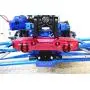 GPM for Traxxas E-Revo 2.0 VXL Brushless (86086-4) Upgrade Parts Aluminum Rear Bumper with D-Rings -1 Set Orange