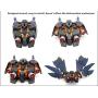 Metal Modified Parts Set Fits Bandai Hobby PG 1/60 RX-0 Unicorn 02 Gundam Banshee Gunpla Metal Modified Parts Set Fits Bandai Hobby PG 1/60 RX-0 Unicorn 02 Gundam Banshee Gunpla