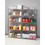 Seville Classics UltraDurable Commercial-Grade 5-Tier NSF-Certified Wire Shelving with Wheels, 36'' W x 18'' D x 72'' H, x x, Plated Steel