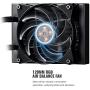 Cooler Master MasterLiquid ML120L RGB Close-Loop CPU Liquid Cooler, 120mm Radiator, Dual Chamber RGB Pump, Dual MF120R RGB Fans, RGB Lighting for AMD Ryzen/Intel LGA1200/1151
