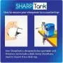 SharpTank - Portable Pencil Sharpener (Metallic Plum) - Compact & Quiet Classroom Sharpener That Gets Straight to The Point!