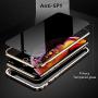 Anti-Spy Case for iPhone Xs Max (6.5 inch), Jonwelsy 360 Degree Front and Back Privacy Tempered Glass Cover, Anti Peeping Screen, Magnetic Adsorption Metal Bumper for iPhone Xs Max (Gold)