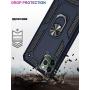 iPhone 11 Pro Max Case,15ft Drop Tested,LUMARKE Military Grade Shockproof Dual Layer Plastic TPU Cover with Metal Kickstand Protective Phone Case for iPhone 11 Pro Max 6.5 inch 2019 Blue