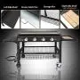 U-MAX 4-Burner Portable Propane Gas Grill 2 in 1 with steel gas griddle flat top & 741sq. Inch BBQ Grill Plate Pan, CSA Approved Outdoor Folding Barbecue Cooking Station for Home, Camping, Party U-MAX 4-Burner Portable Propane Gas Grill 2 in 1 with steel gas griddle flat top & 741sq. Inch BBQ Grill Plate Pan, CSA Approved Outdoor Folding Barbecue Cooking Station for Home, Camping, Party