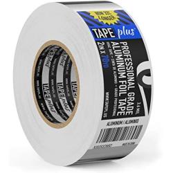 Professional Grade Aluminum Foil Tape - 2 Inch by 210 Feet (70 Yards) - Perfect for HVAC, Sealing & Patching Hot & Cold Air Ducts, Metal Repair, and Much More!