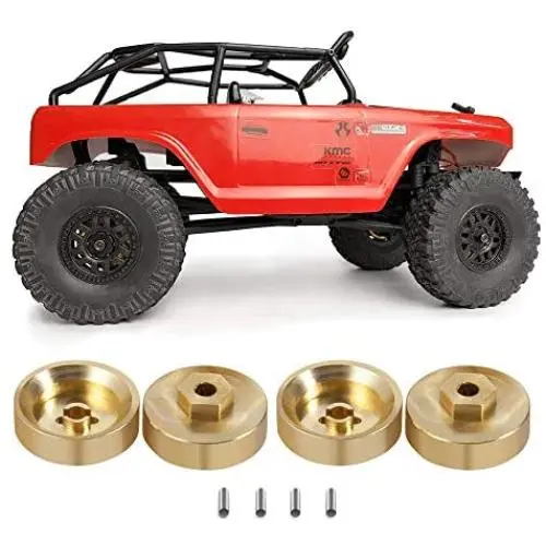 4pcs Heavy Duty Brass Wheel Hex Adaptor 5mm for AXIAL SCX24 AXI90081 4pcs Heavy Duty Brass Wheel Hex Adaptor 5mm for AXIAL SCX24 AXI90081