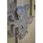 Octopus Metal Wall Art, Sea Life Ocean Decor, Beach Themed Artwork, Decorative Figurines 14 in. x 15 in.