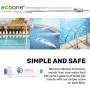EcoOne | Outdoor & Indoor Water Hose Filter | Home & Garden Water Purifier | Pool & Spa Pre-Filter | Dissolves Heavy Metals, Lime, Scale | Under Sink Water Filter | Travel Water Filter | Single Filter