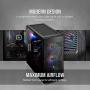 Corsair 275R Airflow Tempered Glass Mid-Tower Gaming Case, Black