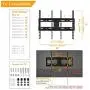 Universal Swivel Table top TV Stand with Mount for 27 30 32 37 40 42 47 50 55 LCD LED Plasma Flat Screens, Height Adjustable TV Base Replacement,Tempered Glass Base,Holds up to 88lbs Universal Swivel Table top TV Stand with Mount for 27 30 32 37 40 42 47 50 55 LCD LED Plasma Flat Screens, Height Adjustable TV Base Replacement,Tempered Glass Base,Holds up to 88lbs
