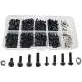 340PCS RC Screws Kit Repair Tool M3 Flat Head/Round Head &M3 M4 Flat Washers for 1:10 HSP Redcat Traxxas Tamiya SCX10 HPI RC Car Parts 340PCS RC Screws Kit Repair Tool M3 Flat Head/Round Head &M3 M4 Flat Washers for 1:10 HSP Redcat Traxxas Tamiya SCX10 HPI RC Car Parts