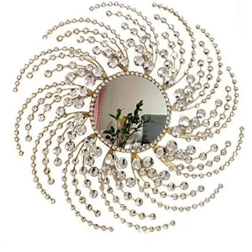 Decorative Starburst Mirror,Metal Wall Mirror,Wall Hanging Mirror in Sunburst Shape (Circle) Decorative Starburst Mirror,Metal Wall Mirror,Wall Hanging Mirror in Sunburst Shape (Circle)