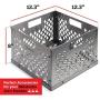 KIBAGA Stainless Steel Charcoal Firebox Basket for Oklahoma Joes Smoker - Easy Clean Grill Accessories for Long Efficient Smoking - Taste The Ultimate BBQ and Smoking Experience