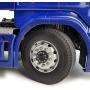 Que-T 2pcs Metal Front Wheel Hubs Rims for 1/14 Tamiya Tractor Climbing Trailer RC Car Upgrade Parts