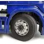 Que-T 2pcs Metal Front Wheel Hubs Rims for 1/14 Tamiya Tractor Climbing Trailer RC Car Upgrade Parts