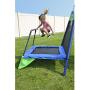 Sportspower Mountain View Metal Swing, Slide and Trampoline Set