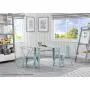 Delta Children Bistro 2-Piece Chair Set, Eggshell Aqua with Driftwood