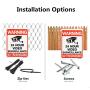 Video Surveillance Sign 4-Pack , HISVISION No Trespassing Metal Reflective Warning Sign ,UV Protected & Waterproof, 10''x 7'' 0.40 Aluminum Indoor Or Outdoor Use for Home Business CCTV Security Camera