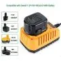 ADVTRONICS 18V DC9310 Fast Charger DW9116 DC9320 DC9319 Charger for 7.2V-18V NiCad & NiMh Battery DC9096 DC9098 DC9099 DC9091 DC9071 DE9057 DW9096 DW9094 DW9072